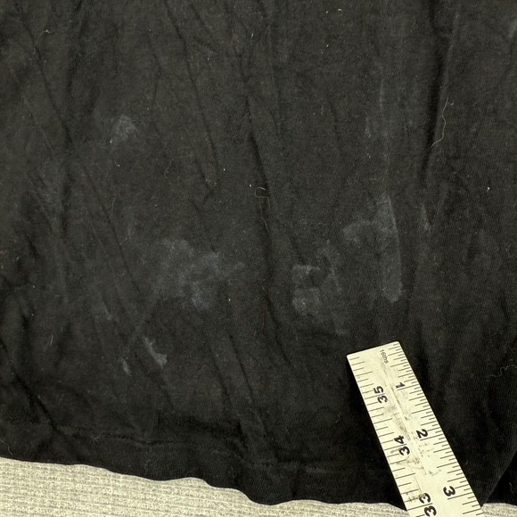 Oneita Vtg 90s Graphic T-Shirt Leopard Floral Print Made in USA XL Handmade - Picture 11 of 12